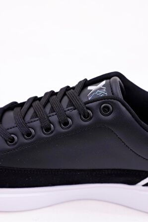 Dijital Baskı Erkek Siyah-Beyaz Sneaker Ayakkabı