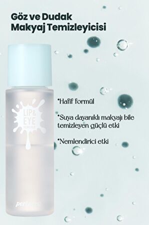 Peripera Hyalüronik Asit İçerikli Göz ve Dudak Makyajı Temizleyici Peripera Ink Lip & Eye Remover