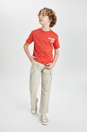 DeFacto Erkek Çocuk Jogger Düz Paça Gabardin Pantolon B5924A824SPBG732