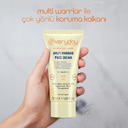 Multi Warrior 4 Etki 1 Arada Yüz Kremi 50 ml