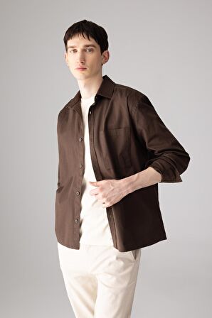 DeFacto Relax Fit Polo Yaka Gömlek Ceket B3676AX24SPBN304