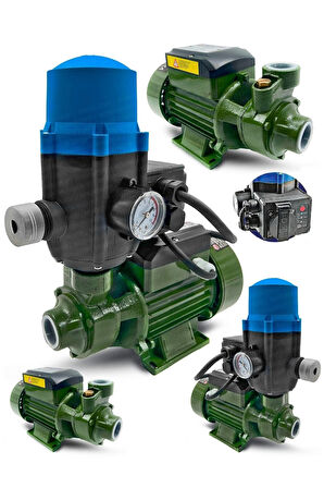 Moonshop Su Pompası 1" Paket Hidrofor Otomatik Sistem Su Pompası QB60 0.5hp