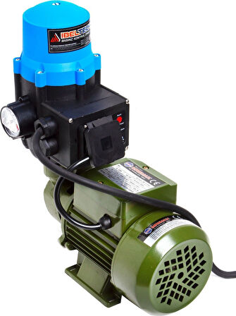Moonshop Su Pompası 1" Paket Hidrofor Otomatik Sistem Su Pompası QB60 0.5hp