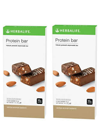 2 paket Vanilya Badem Aromalı Protein Bar 14’lü