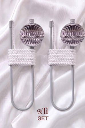 Midye Model Hayalet Kol Bağı Kabuk Desenli Perde Bağı Kordonu Perde Tutucu Aksesuarı