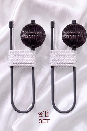 Midye Model Hayalet Kol Bağı Kabuk Desenli Perde Bağı Kordonu Perde Tutucu Aksesuarı