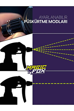 Alkali Ve Alkol Dayanımlı Kimyasal Sprey Şişe 1 Litre