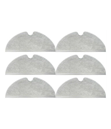 Xiaomi Vacuum Mop 2 Uyumlu 6 Adet Mop-Tam Yüzey Mikrofiber