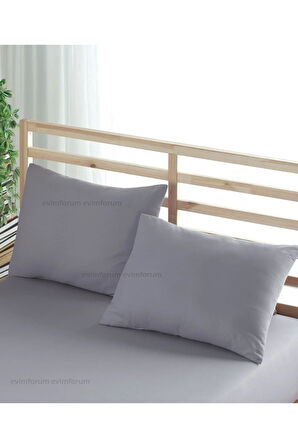 Formeya Ranforce %100 Pamuk Yastık Kılıfı 2 Adet 50*70 Kapaklı