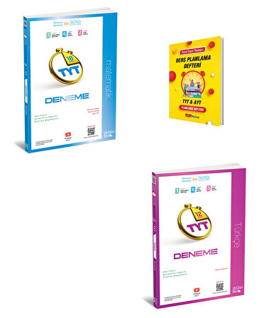 345 TYT 2026 Matematik ve Türkçe Denemeleri + Planlama Defteri