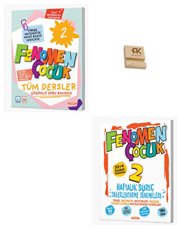 Fenomen 2. Sınıf Tüm Dersler Soru Bankası ve Haftalık Değerlendirme Denemeleri + Telefon Standı