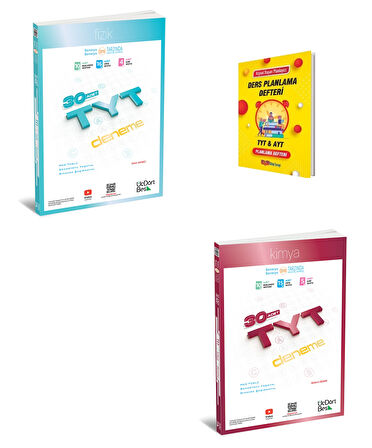 345 TYT 2026 Fizik ve Kimya Denemeleri + Planlama Defteri 