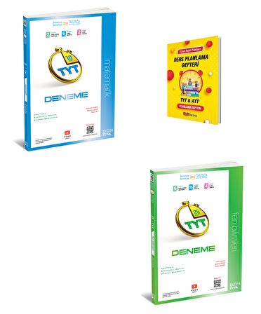 345 TYT 2026 Matematik ve Fen Bilimleri Denemeleri + Planlama Defteri