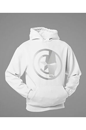 Kaptan Amerika X Iron Man Baskılı Unisex Oversize Avengers Hoodie