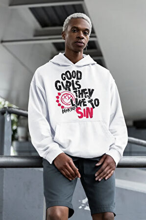 Good Girls They Like To Sın Blink-182 Unisex Oversize Hoodie