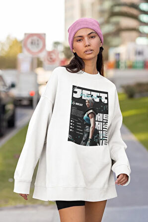 Valorant Jett Duelist Baskılı Unisex Oversize Sweatshirt