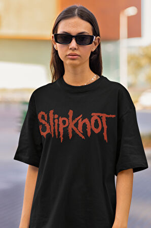 Slipknot Müzik Grubu Baskılı Unisex Oversize Tişört