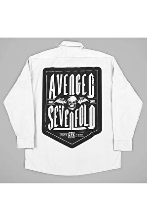 Avenged Sevenfold Baskılı Unisex Rock Metal Müzik Grubu Gömlek