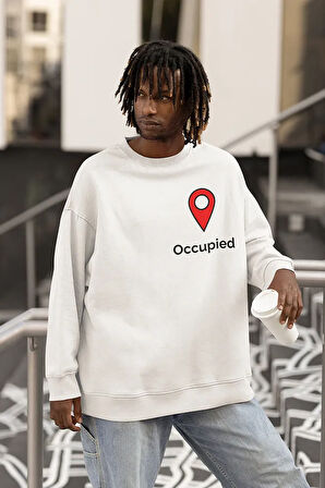 Sevgililer Günü Temalı Unisex Oversize Sweatshirt