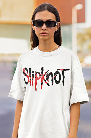 Slipknot The Subliminal Verses Baskılı Unisex Oversize Rock Metal Müzik Grubu Tişört