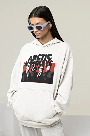 Arctic Monkeys Baskılı Unisex Oversize Müzik Grubu Hoodie