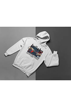Lullaby Tasarım Baskılı Unisex Oversize Hoodie