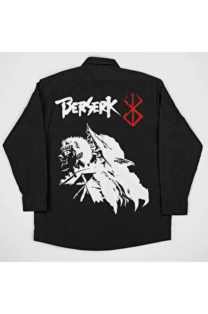 Berserk Baskılı Unisex Anime Dizi Gömlek