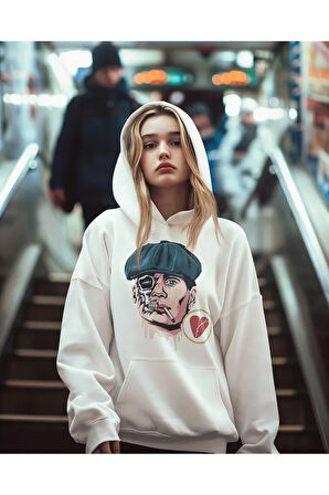 Already Broken Baskılı Tommy Shelby Unisex Oversize Peaky Blinders Hoodie