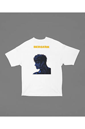 Berserk Baskılı Unisex Oversize Anime Tişört