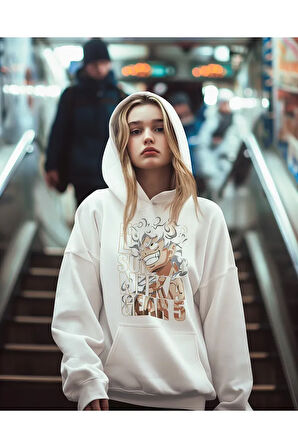 Monkey D. Luffy Nika Gear 5 Baskılı Unisex Oversize Anime Hoodie
