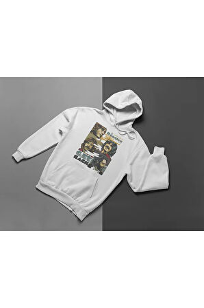 The Beatles Get Back Baskılı Unisex Oversize Müzik Grubu Hoodie