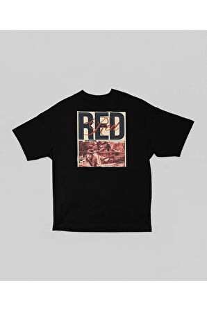 Taylor's Version Red Baskılı Unisex Tişört, Oversize Şarkıcı Taylor Swift Tişört
