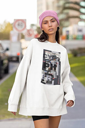 Cypher Baskılı Unisex Oversize Vaalorant Karakter Sweatshirt