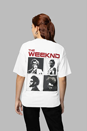 Tasarım The Weeknd Baskılı Unisex Oversize Tasarım Rapper Tişört
