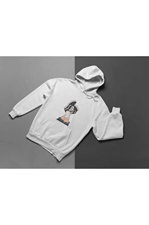 Tasarım Baskılı Unisex Oversize Hoodie