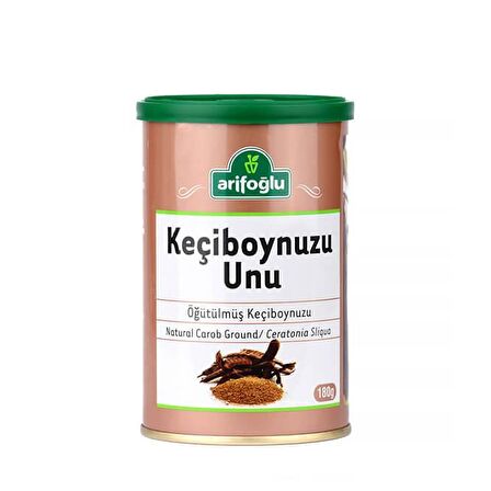 Arifoğlu Öğütülmüş Keçiboynuzu Unu Teneke 2 x 180 G