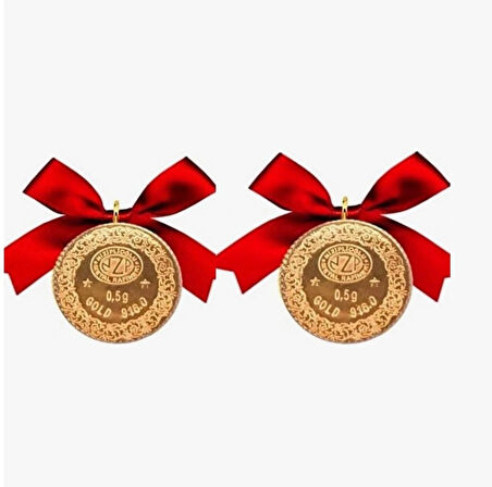 2 Adet 0,5 Gram Altın 22 Ayar