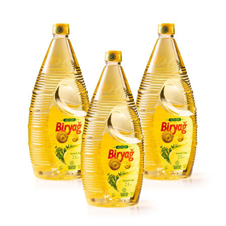 Biryağ 2 lt Pet Ambalaj (3'lü Paket)