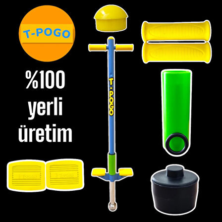 T-POGO Pogo Stick, Zıplama Çubuğu, Zıp zıp Oyuncak, Dış Mekan Bahçe Oyuncakları