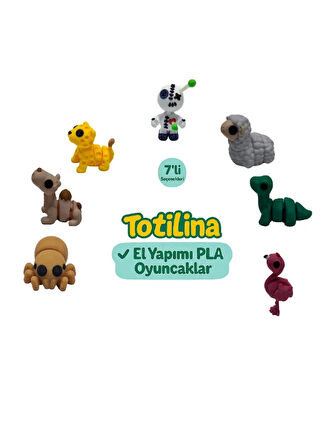 7'li set (voodoo koyun dinozor flamingo örümcek deve puma…)