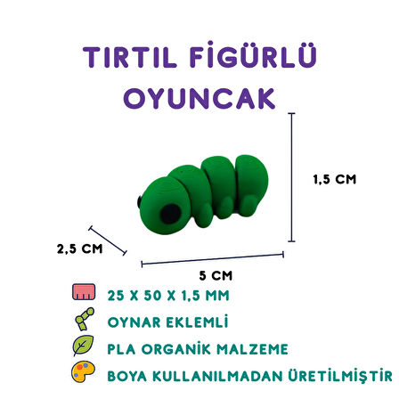 7'li set (fok inek dinozor tırtıl kedi zürafa karga…)