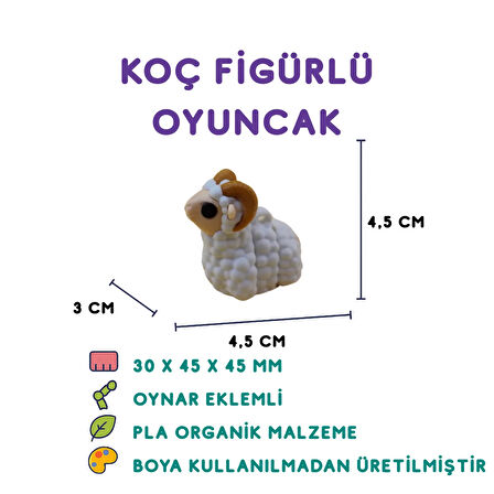 7'li set (yarasa penguen eşek su samuru dinozor koç…)