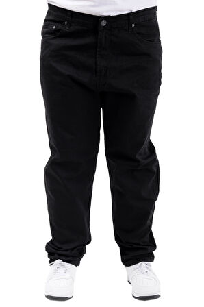 Mode XL Büyük Beden Erkek Kot Pantolon Klasik NEPTUN 24900 Siyah