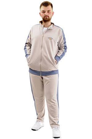 Mode XL Erkek Büyük Beden Eşofman Altı Cepli İnterlok GARNILI 24518 Gri