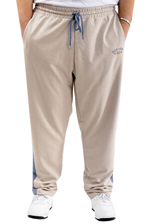 Mode XL Erkek Büyük Beden Eşofman Altı Cepli İnterlok GARNILI 24518 Gri