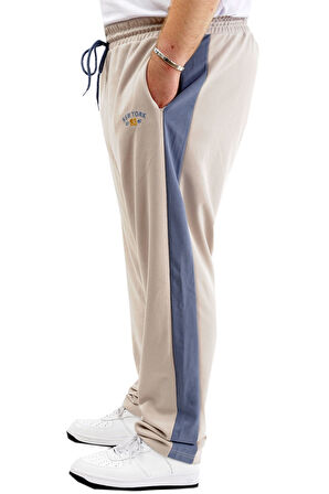 Mode XL Erkek Büyük Beden Eşofman Altı Cepli İnterlok GARNILI 24518 Gri