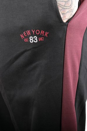 Mode XL Büyük Beden Erkek Garnili Eşofman Altı 24518 SIYAH