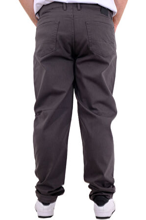 Mode XL Büyük Beden Erkek Gabardin 5Cep Doga Classic 22920 Antrasit