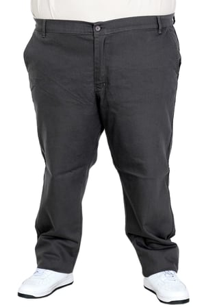 Mode XL Büyük Beden Erkek Gabardin Pantolon Doğa Yan Cep 22850 ANTRASIT