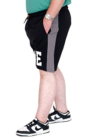 Mode XL Büyük Beden Erkek Şort Süprem 25501S Siyah